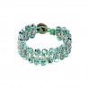 bracciale a macrame menta