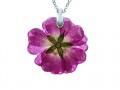 collana in resina rosa retro