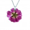 collana in resina rosa retro