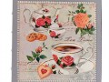 scatola decorata tea time coperchio