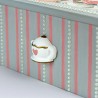 scatola decorata tea time particolare