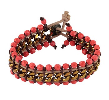 Bracciale In Macramè Fatto A Mano Con Ciondolo Barca Argentata | Regolabile Con Nodo, Confezione Regalo - 3